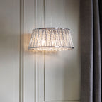 Sophia Polished Chrome & Clear Crystal 5-Light Pendant Light (G9 LED)