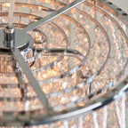 Sophia Polished Chrome & Clear Crystal 5-Light Pendant Light (G9 LED)