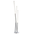Glacier 3-Light Multi-Arm Floor Lamp - Polished Chrome