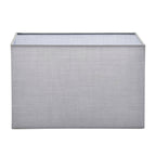 Rectangular Cool Grey Fabric Lamp Shade (Modern)