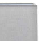 Rectangular Cool Grey Fabric Lamp Shade (Modern)