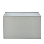 Rectangular Cool Grey Fabric Lamp Shade (Modern)