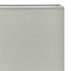 Rectangular Cool Grey Fabric Lamp Shade (Modern)