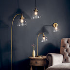 Hansen Antique Brass Adjustable Industrial Table Lamp