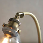 Hansen Antique Brass Adjustable Industrial Table Lamp
