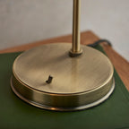 Hansen Antique Brass Adjustable Industrial Table Lamp