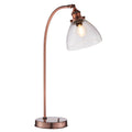 Hansen Aged Copper Adjustable Industrial Table Lamp