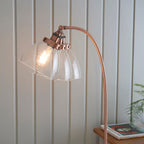 Hansen 1-Light Aged Copper Adjustable Floor Lamp