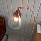 Hansen 1-Light Aged Copper Adjustable Floor Lamp