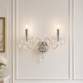 Kolin 2 Light Crystal Wall Nickel Trim