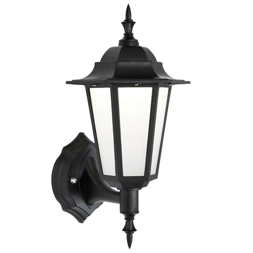 Evesham CCT 1lt Wall IP44 7W - Matt Black