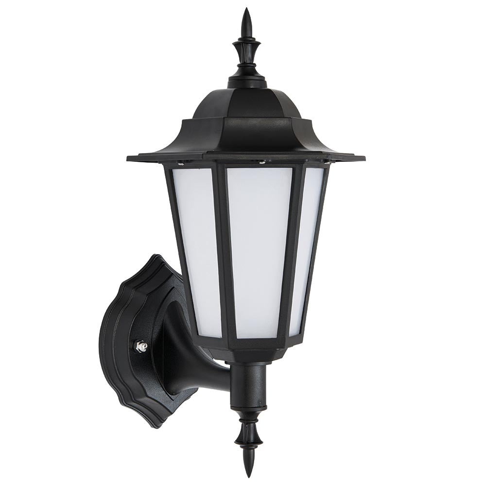 Evesham CCT 1lt Wall IP44 7W - Matt Black