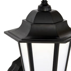 Evesham CCT 1lt Wall IP44 7W - Matt Black