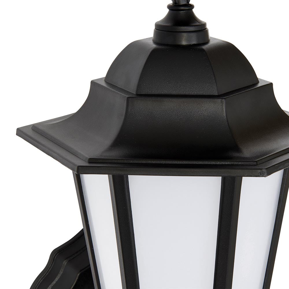 Evesham CCT 1lt Wall IP44 7W - Matt Black