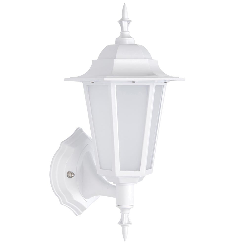 Evesham 1lt Wall IP44 7W - Matt White