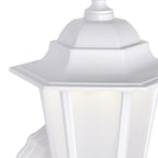 Evesham 1lt Wall IP44 7W - Matt White