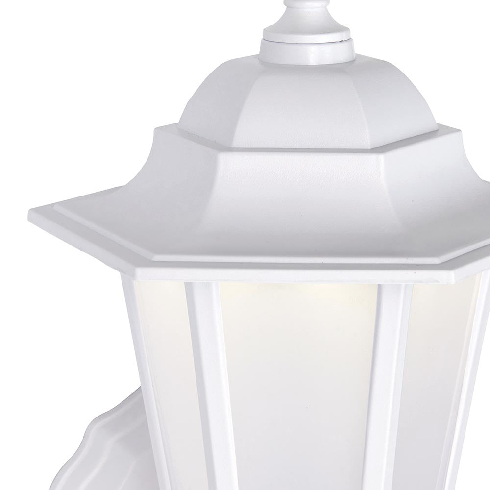 Evesham 1lt Wall IP44 7W - Matt White