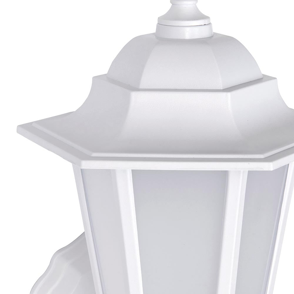 Evesham 1lt Wall IP44 7W - Matt White