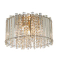 Hanna 4-Light High-Quality Clear Crystal Flush Mount Ceiling Light