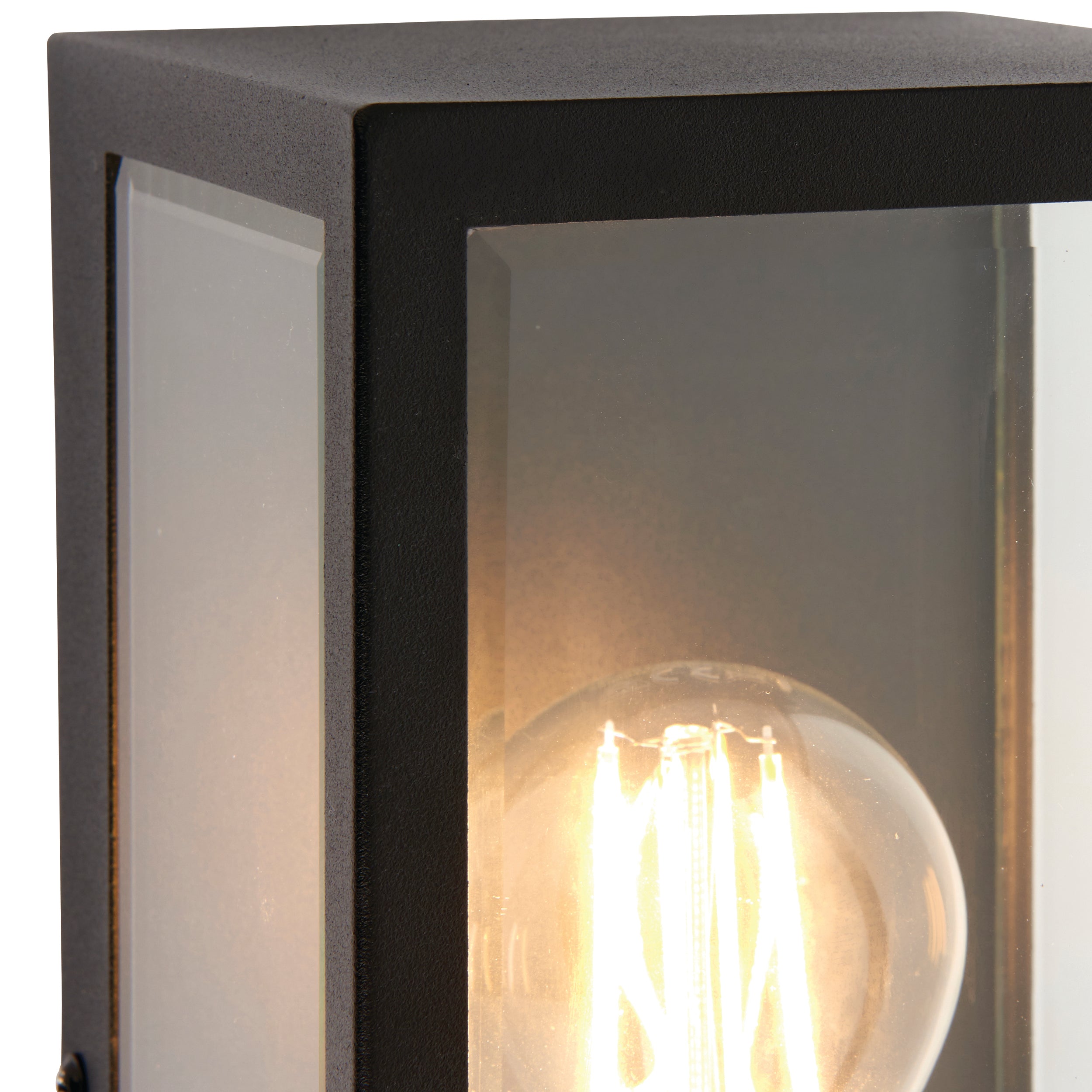 Breton wall Black IP44 28W