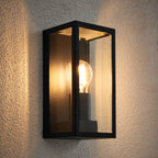 Breton wall Black IP44 28W