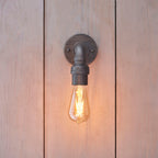 Pipe Industrial Single Wall Light (Exposed Pipe Design)