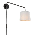Carlson Modern Wall Light with Adjustable Swing Arm (In-Line Switch)