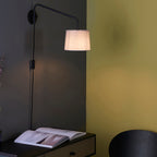 Carlson Modern Wall Light with Adjustable Swing Arm (In-Line Switch)