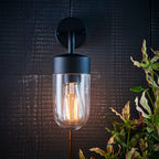 North Matt Black Nautical Wall Light