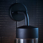 North Matt Black Nautical Wall Light