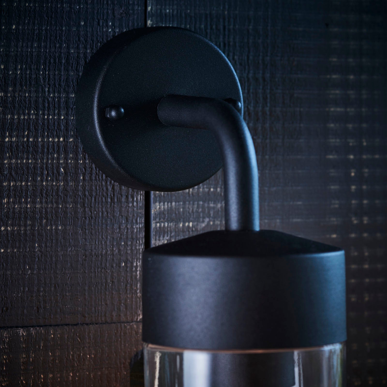 North Matt Black Nautical Wall Light