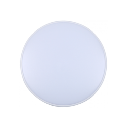 Slim white LED flush ceiling light 300mm diameter