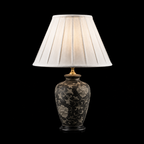 TL365 - Black Floral Pattern Table Lamp