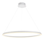 Staten Pendant White Integral LED Ring