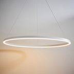 Staten Pendant White Integral LED Ring