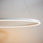 Staten Pendant White Integral LED Ring