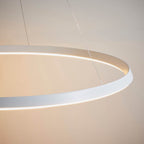 Staten Pendant White Integral LED Ring