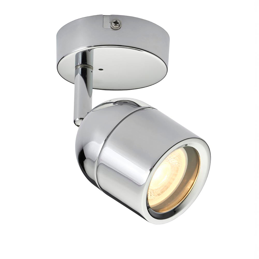 Knight 1lt Spot IP44 - Chrome