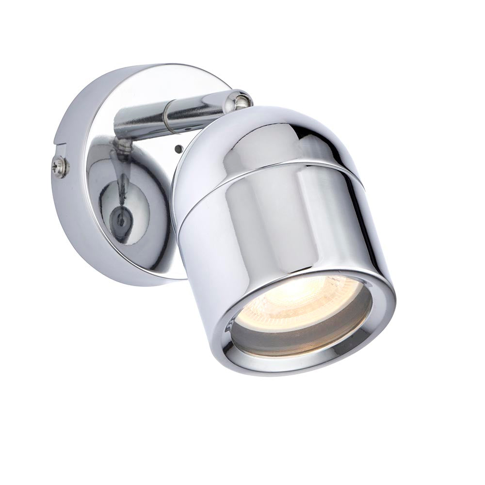 Knight 1lt Spot IP44 - Chrome