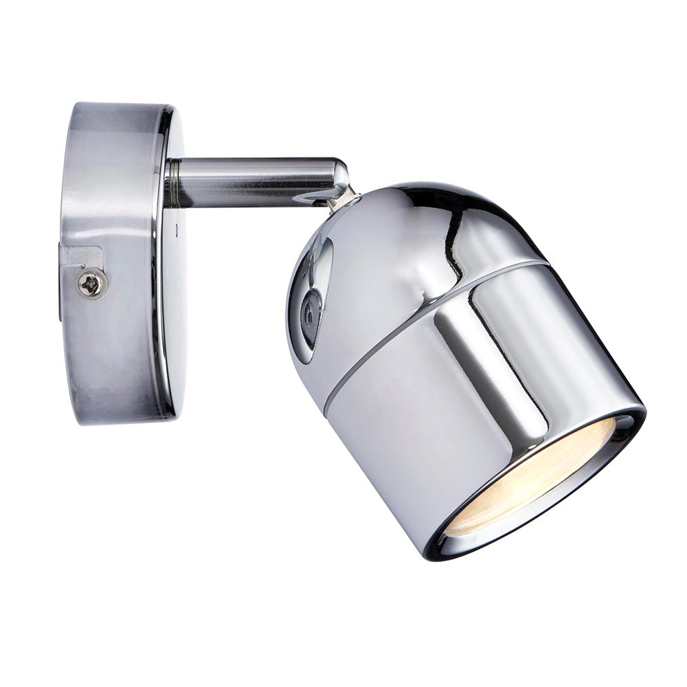 Knight 1lt Spot IP44 - Chrome