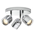 Knight 3lt Round IP44 - Chrome