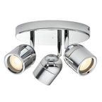 Knight 3lt Round IP44 - Chrome