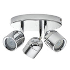 Knight 3lt Round IP44 - Chrome