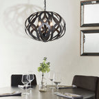 Sirolo 3-Light Black Antique Bronze Pendant Light