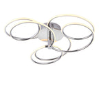 Eterne 3lt Chrome Flush Mount with Triple Curves