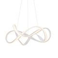 Synergy Sand White Textured Pendant Light (Modern, Integrated LED)