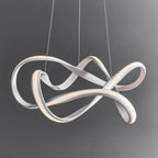 Synergy Sand White Textured Pendant Light (Modern, Integrated LED)