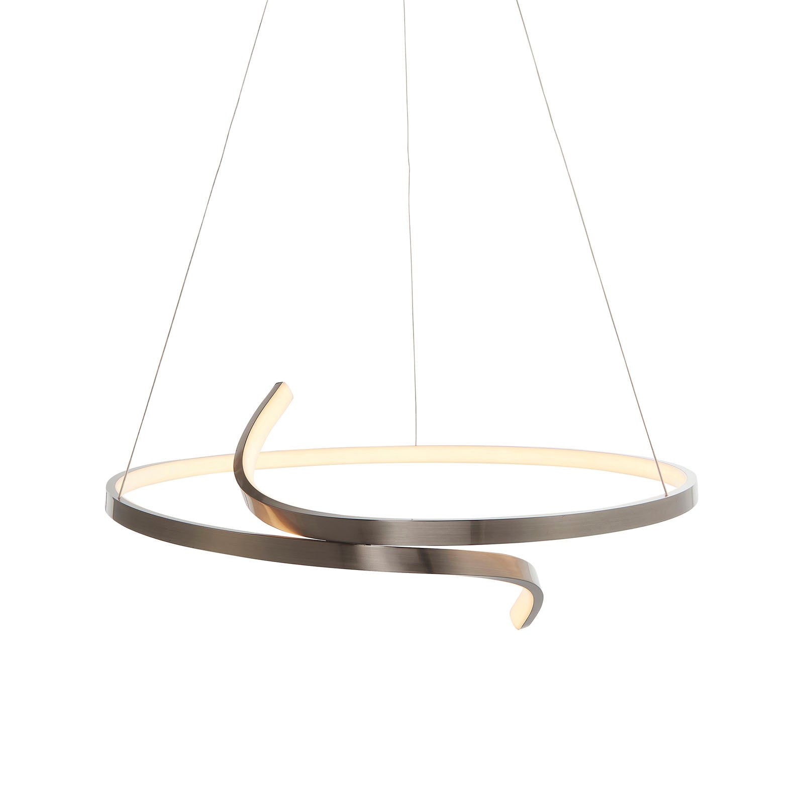 Rafe Satin Nickel LED Pendant Light