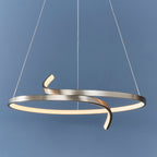 Rafe Satin Nickel LED Pendant Light