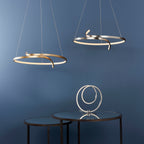 Rafe Satin Nickel LED Pendant Light